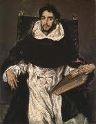 El Greco Fray Hortensio Felix Paravicino y Arteaga oil painting reproduction